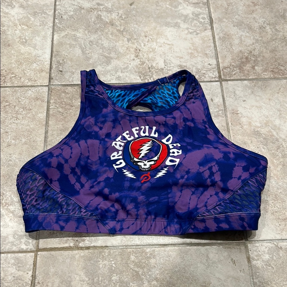 Grateful Dead Tie-Dye Sports Bra